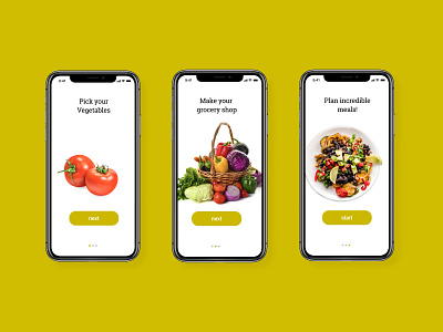 Daily UI Challenge #023 - Onboarding daily023 dailyui food food app onboarding onboarding screens