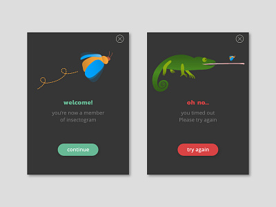 Daily Ui 011 – FLASH MESSAGE daily ui challange dailyui dailyui011 design flash message insects interactiondesign ui userexperience ux webdesign