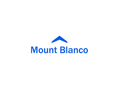 Mount Blanco - Ski mountain logo brand design brand identity branding dailylogochallenge dailylogochallengeday8 design logo logo design logotype symbol vector watermark
