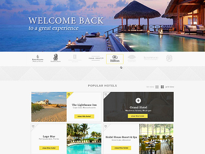 Greatest Hotels Website Design