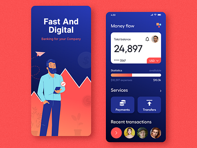 Banking App Design - Concept