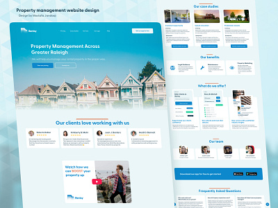 Property management website design