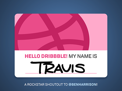 Hellooooooo Dribbble! debut hello