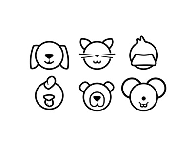 Animal Icons animals icons minimalist