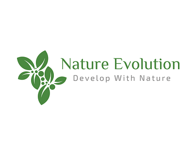 nature evolution beautiful color design development evolution flat green health leaf logo medical modern nature vector