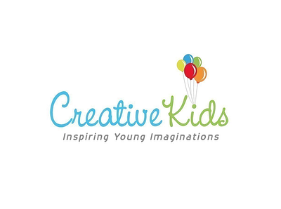 Creative kids beautiful branding color design flat illustration logo modern simplicity ui