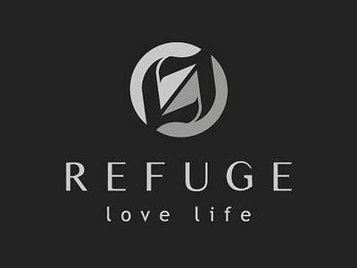 Refuge beautiful branding color design flat illustration logo modern simplicity ui