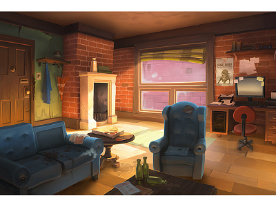 Slop1 background illustration interior