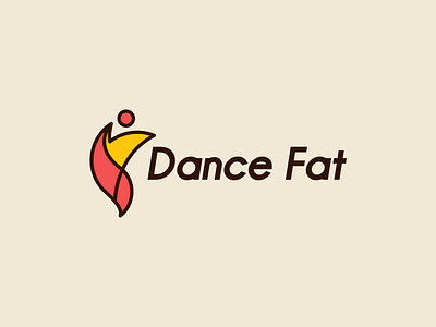 Dance Fat dance illustration illustrator logo logo a day logodesign turkey