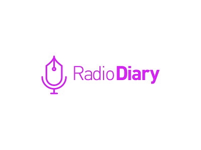 Radio Diary diary illustration illustrator istanbul logo a day logo design radio turkey vector