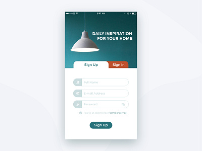 Daily UI Challenge #001 | Sign up