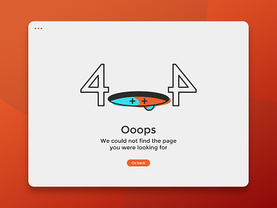 Daily UI Challenge #008 | 404 Page