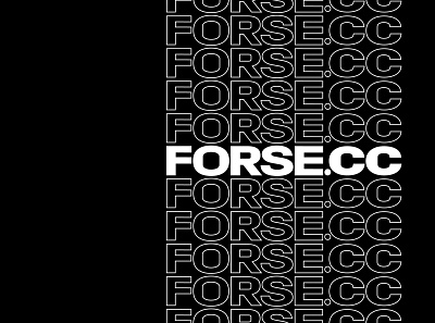 Forse Cycling Apparel apparel branding clothing brand cycling design layout logo swiss typography