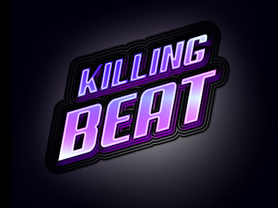 Killing Beat Game Logo 2d design game art illustration logo ui vector