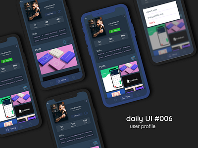 user profile | Daily Ui #006