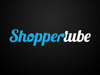 Shopper-tube Logotype custom typeface logo shoppertube