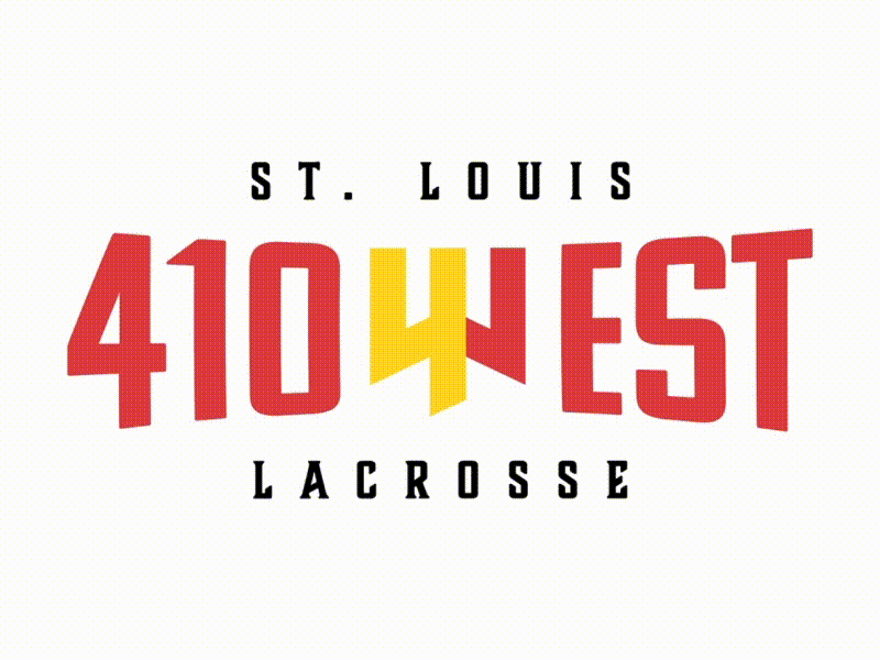 410 West - Logo Animation 410 west after effects animated animated logo animation animation design branding lacrosse logo logo animation logo design motion graphic motion graphics st louis typography