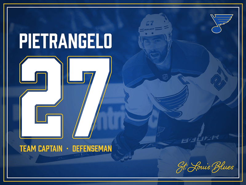 St. Louis Blues - Player Number Series