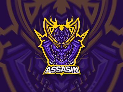 Assassin assassin esport illustration logo mascot team