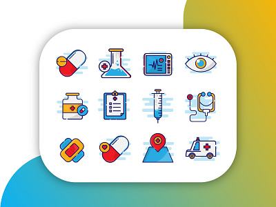 Medical Icons app healthcare icon icon icon a day medical icons pharmacy icon pop color ui web