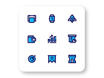 Business icon icon design icon set iconaday
