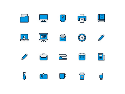 office icon set