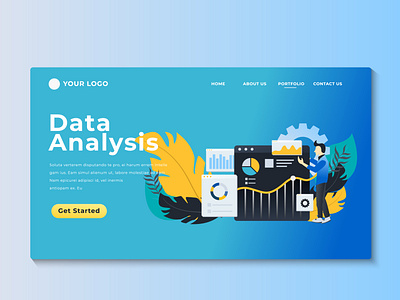 Data analysis Landing Page