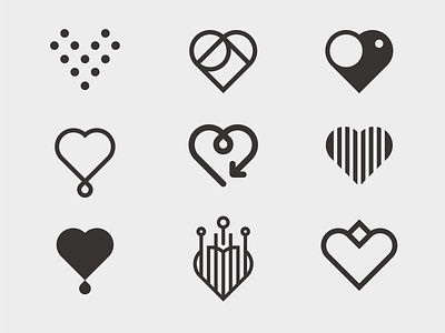 Love Compilation branding business logo design icon illustration line logo logo logomark love lovely lover minimal logo modern logo modern logos simple logo startup valentine