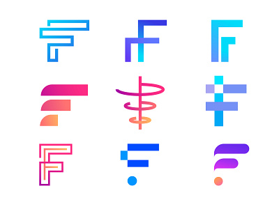 F Monogram Exploration arrow branding business logo design icon line logo logomark modern logo monogram professional logo startup