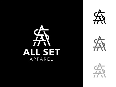 All Set Apparel (ASA Monogram) branding business logo clothing brand clothing design clothing logo design fashion logo logomark modern logo monogram personal branding