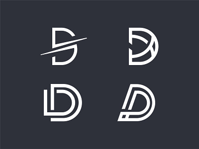 D Monogram branding business logo d monogram logo logomark modern logo monogram personal branding