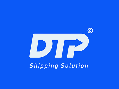 DTP Shipping Solution branding design hello dribble logo modern logo