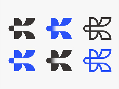 K Monogram Logo Exploration (Kaufer Logo)