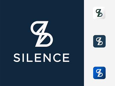 Silence (S monogram + Thunder) app branding design icon logo modern logo monogram monogram logo music startup thunder vector