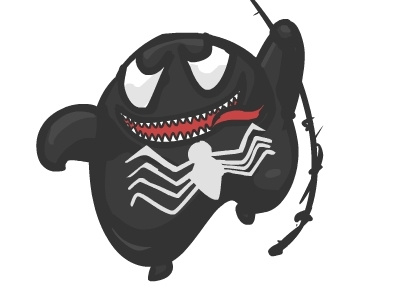 Egg Venom egg illustration spiderman vector venom