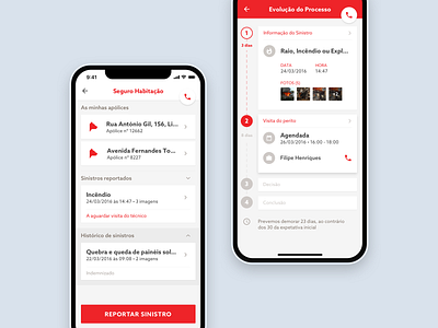 Insurance App Concept concept insurance ios ui design ui ux