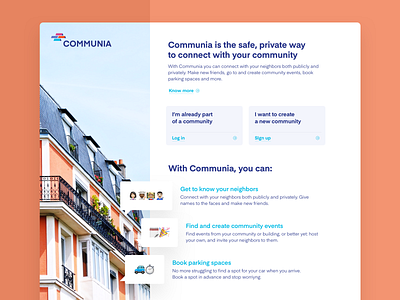 Communia - Local Social Network concept