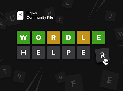 Wordle Helper - Figma Community File community figma game wordle
