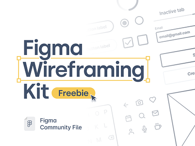 Figma Wireframing Kit - Freebie