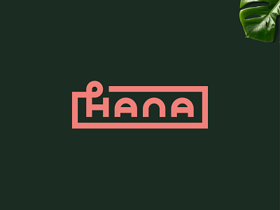 Hana Cafe & Restaurant Logo Design branding cafe cafe logo design designer illustration logo restaurant restaurant branding restaurant logo