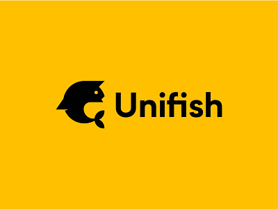 Unifish logo design.