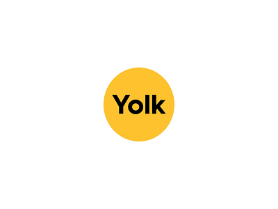 Yolk logo design branding design designer experiment illustration logo symbol