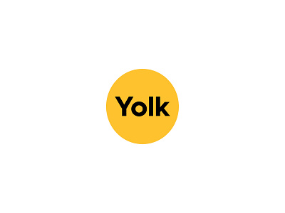 Yolk logo design