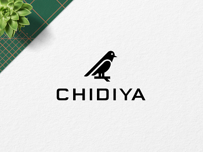 Chidiya logo design. bird bird logo branding design experiment icon identity illustration logo mark minimalist logo symbol