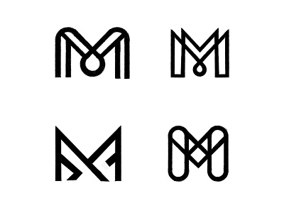 Letter M 36daysoftype 36daysoftype08 branding design designer lettermark logo m letter logo m logo