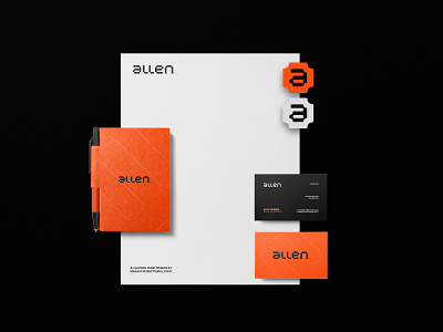 Allen architech architecture branding design designer identity logo logodesigner