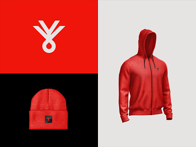Westdrip 💧 apparel branding clothing letter w red v w