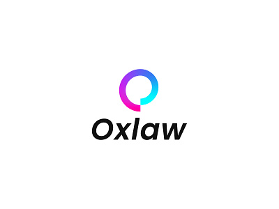 Oxlaw logo redesign circle design gradient gradient logo icon logo redesign
