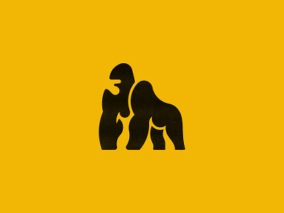 Gorilla Logo ape logo body brand mark design gorilla gorilla logo graphic design icon mark identity illustration logo design monkey