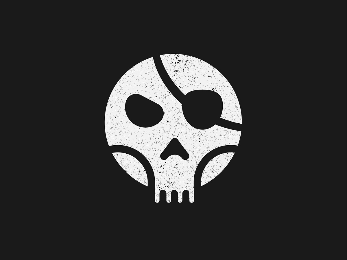 pirated skull by designbyhelios on Dribbble